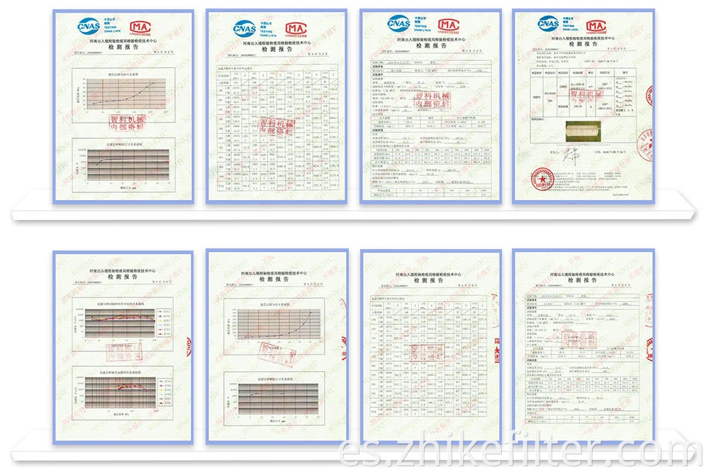 Reemplazo de filtro de gas HEPA 0.1 micron hidrófobo Elemento de filtro de aire del compresor de membrana PTFE para elementos generados por filtro Catia